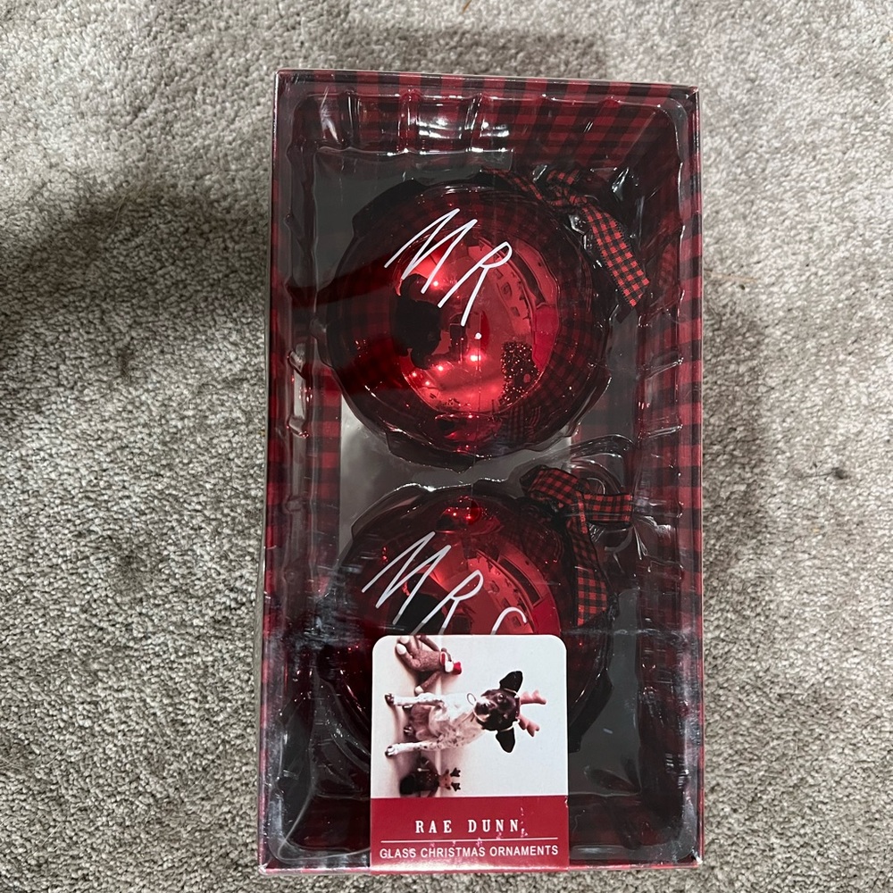 Rae Dunn Christmas Ornaments 
Brand New In Box